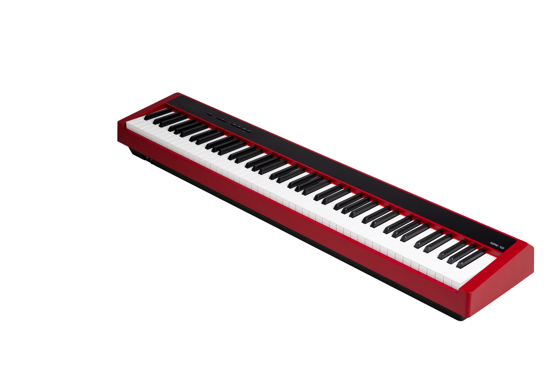 NUX NPK-10 Portable Digital Piano With Wooden Stand (Red) - Image 3