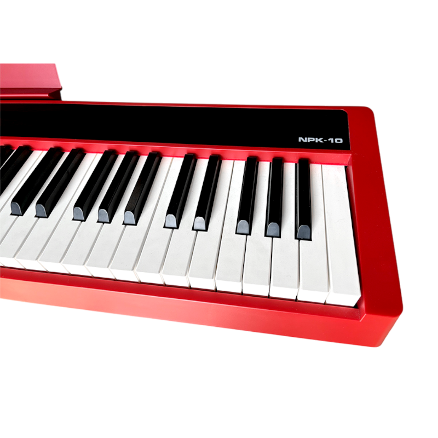 NUX NPK-10 Portable Digital Piano With Wooden Stand (Red) - Image 4