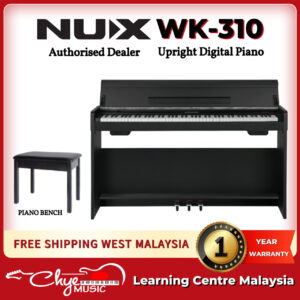 NUX WK-310 Upright Digital Piano (Black)