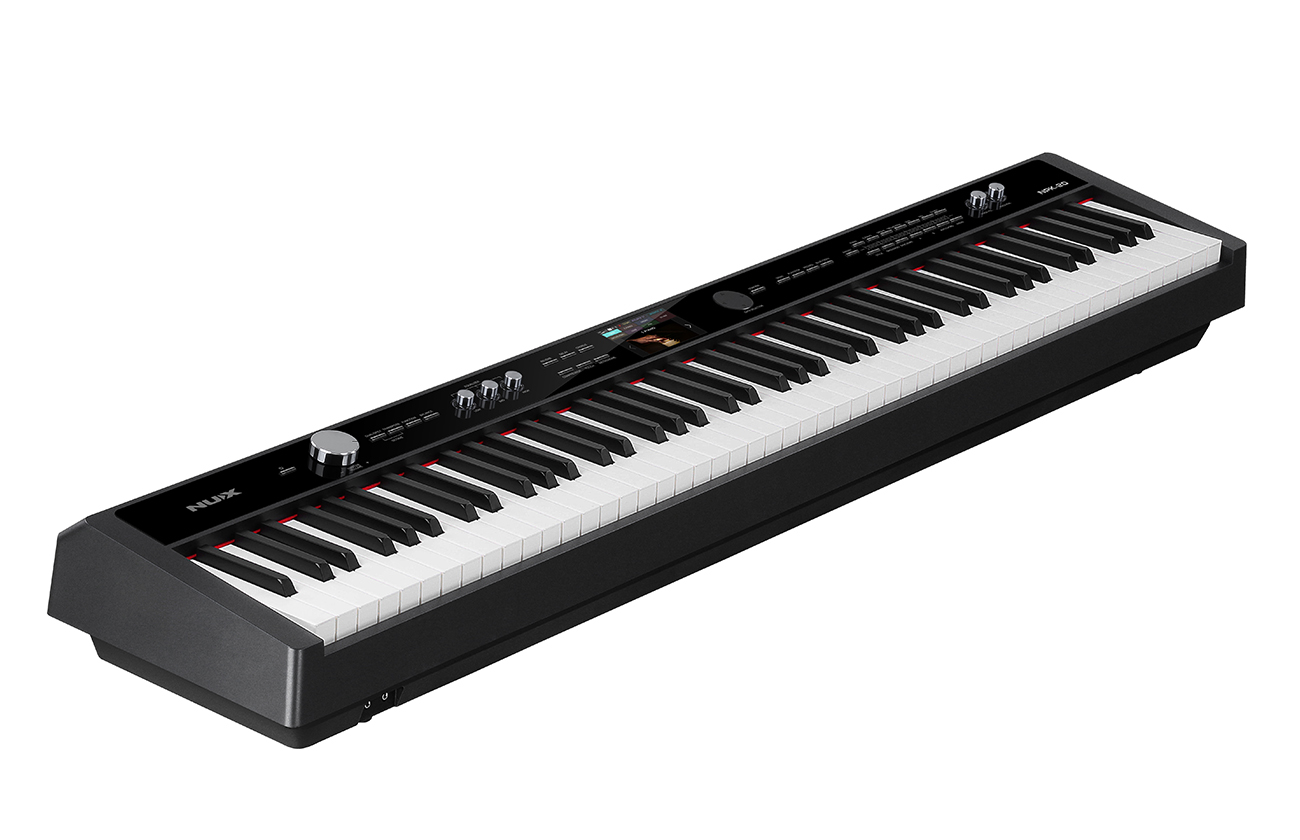 NUX NPK-20 Portable Digital Piano With Wooden Stand (Black) - Image 4