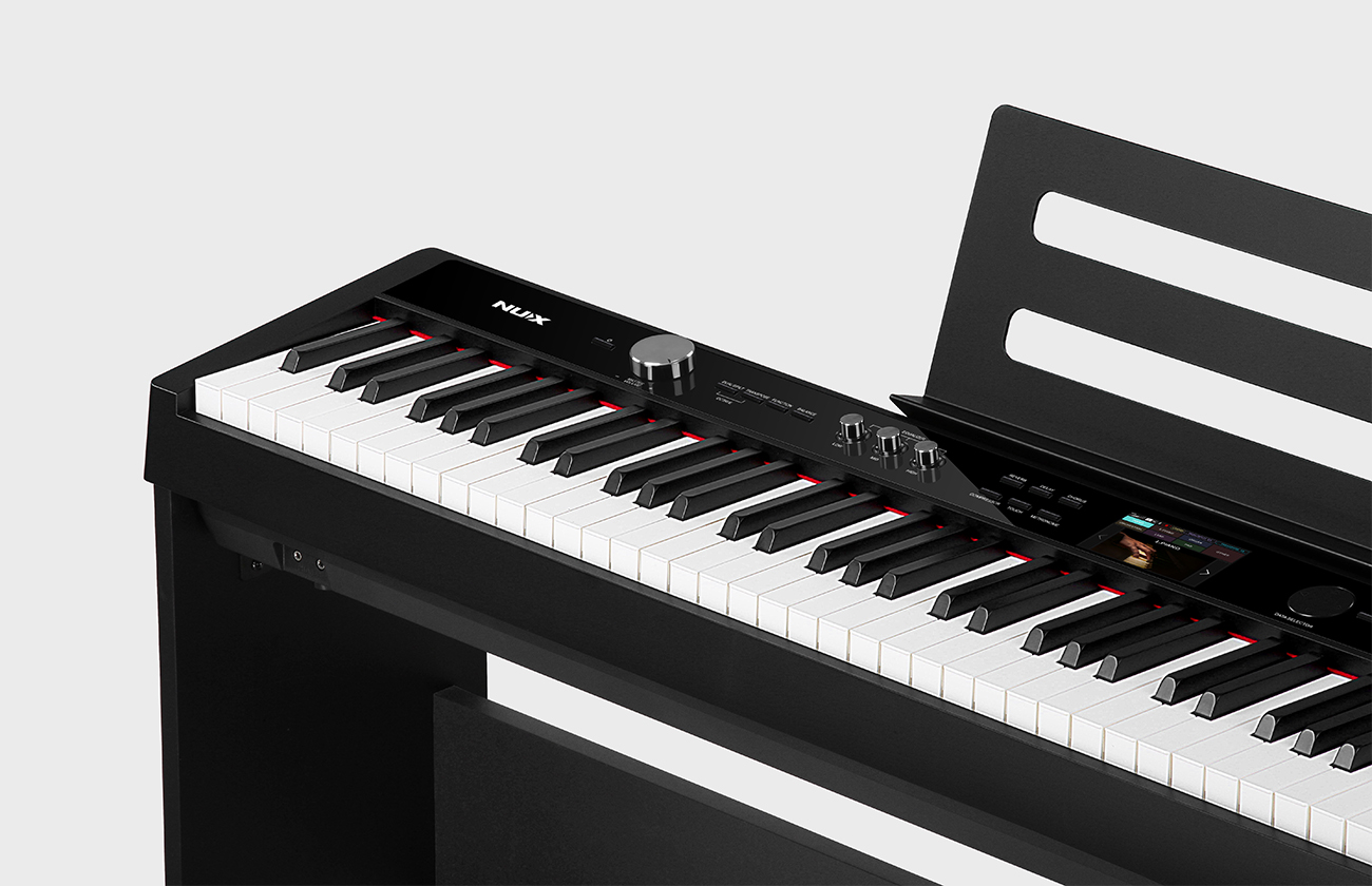 NUX NPK-20 Portable Digital Piano With Wooden Stand (Black) - Image 6